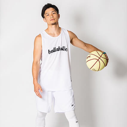 Ballaholic Basic Zip Shorts　白/黒