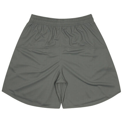 Ballaholic Basic Zip Shorts　チャコールグレー/白