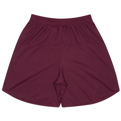 Ballaholic Basic Zip Shorts　クリムゾン/アイボリー