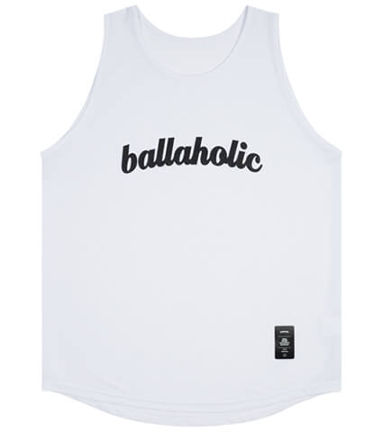 Ballaholic LOGO TankTop　白/黒