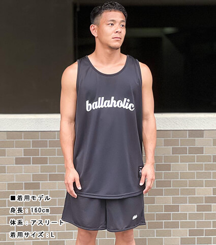 ballaholic LOGO TankTop　黒/白