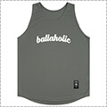 Ballaholic LOGO TankTop　チャコールグレー/白
