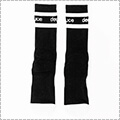 Deuce 2 Stripes Crew Socks　黒