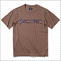 SPALDING Night Stage Logo Lightfit Tee　アッシュブラウン