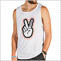 Deuce Peace Outline Tank Top　白