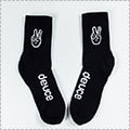 Deuce Mid Socks　黒