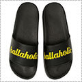Ballaholic Logo Shower Sandal　黒/イエロー