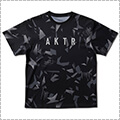 AKTR B.Ball Polygon Camo Sports Tee　黒