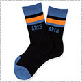 Arch TL Sport Crew Mid. Socks　黒/ダークブルー