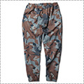 AKTR B.Ball Polygon Camo Warm Up Pants　ブラウン