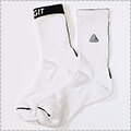 LEGIT Middle Socks　白/黒