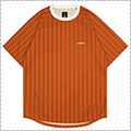 Ballaholic Logo Stripe Cool Tee　オレンジラスト/ブラウン
