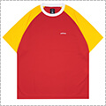 Ballaholic Logo 2 Tone Cool Tee　赤/イエロー
