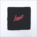 LEGIT Wrist Band　黒/ピンク