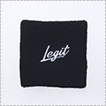 LEGIT Wrist Band　黒/白