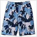 AKTR x HASHIZUME YUYA Mob Character Camo Shorts　ブルー