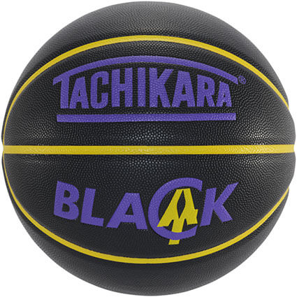 TACHIKARA Blackcat Basketball　黒/パープル/イエロー/7号球