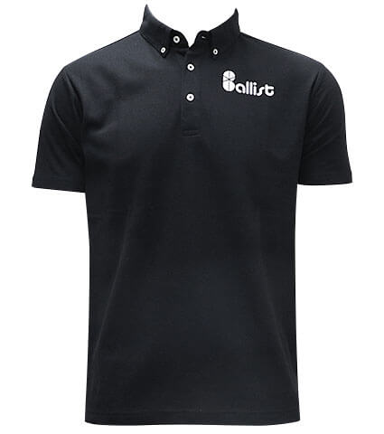 Ballist Coaching Polo Shirt　黒
