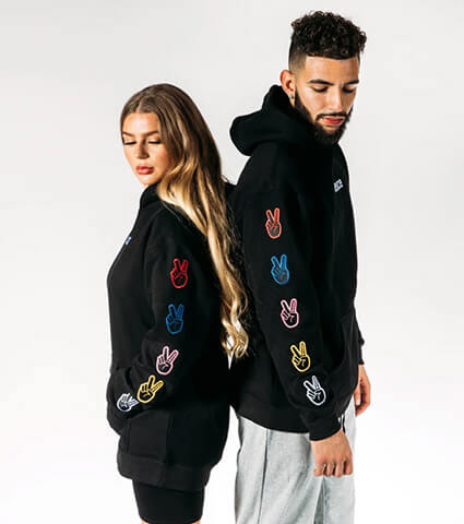 Deuce Street Hoodie　黒