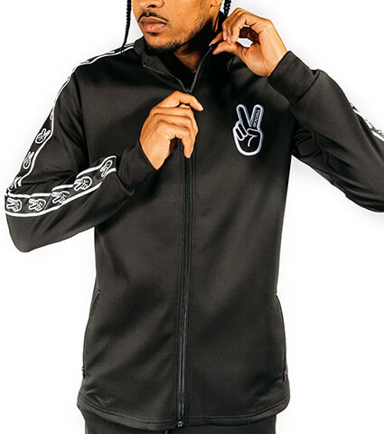 Deuce Taper Track Jacket　黒
