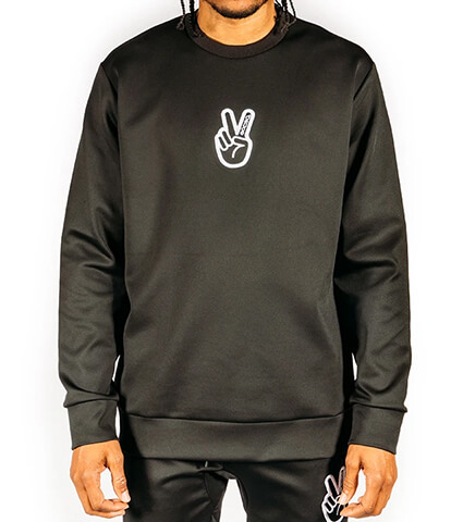 Deuce Crewneck Sweatshirt　黒