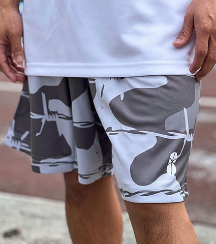 Ballist Keep Out Camo Shorts　グレー
