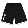 Arch Sporty Logo Hem Shorts　黒