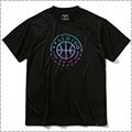SPALDING Gradation Logo Smooth Dry Tee　黒