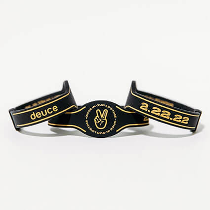 Deuce 2.22.22 "Once In Our Lifetime" 2.0 Wristband