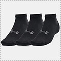 UNDER ARMOUR UA Essential Low Cut Socks (3P)　黒
