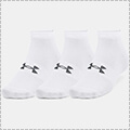 UNDER ARMOUR UA Essential Low Cut Socks (3P)　白