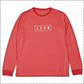 AKTR Grunge AKTR Logo Sports L/S　赤