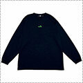 AOKICKS Logo Sports Long T-shirt　黒/緑