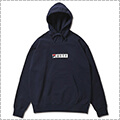 AKTR x FILA Box Logo Swear Hoodie　紺