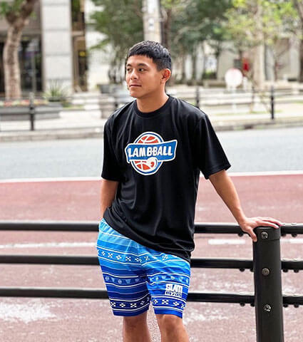 SLAM Okinawa BBall Tee　黒
