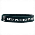 Deuce Motivational Wristband "Keep Putting In The Work"