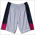 AKTR Grunge B.Ball Graffiti Panel Shorts　ライトグレー