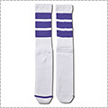 AKTR Monster Socks　白/パープル