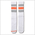AKTR Monster Socks　白/グレー