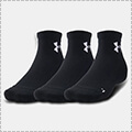 UNDER ARMOUR UA Low Socks (3P)　黒