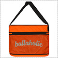 ballaholic Logo Ripstop Shoulder Bag　ネオンオレンジ/青