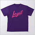 LEGIT Brush Up Tee　パープル