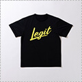 [キッズサイズ]LEGIT Brush Up Tee　黒