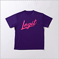 [キッズサイズ]LEGIT Brush Up Tee　パープル