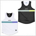 Arch Color Block Rev. Tank　白/黒