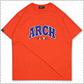 Arch College Lettered Tee　ブラッドオレンジ