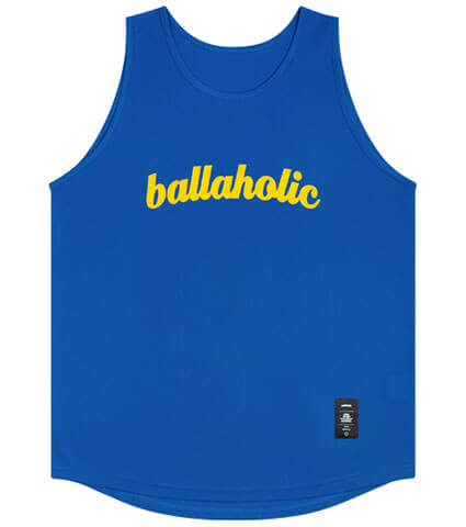 ballaholic LOGO TankTop　青/イエロー