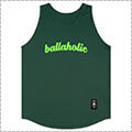 ballaholic LOGO TankTop　ダークグリーン/ライムグリーン
