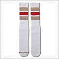AKTR Monster Socks　白/ベージュ