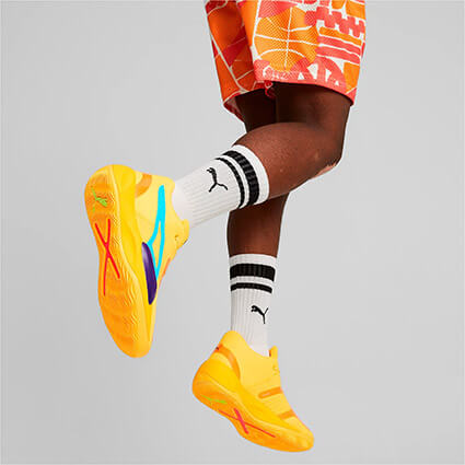 PUMA Rise Nitro　サンストリーム/ブルーアトール